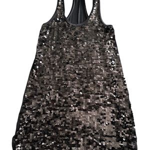 Sequin racerback mini dress